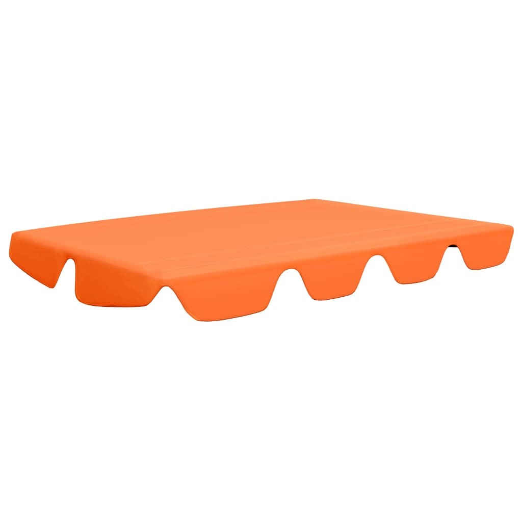 Replacement Canopy for Garden Swing Orange 226x186 cm 270 g/m²